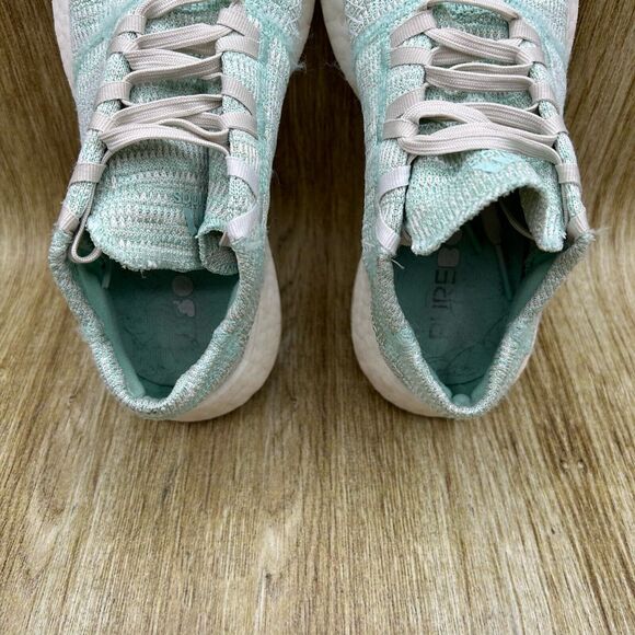 Adidas Pureboost Go Women's Size 6 Running Shoes Sneakers Mint Green B75827 - Picture 5 of 10